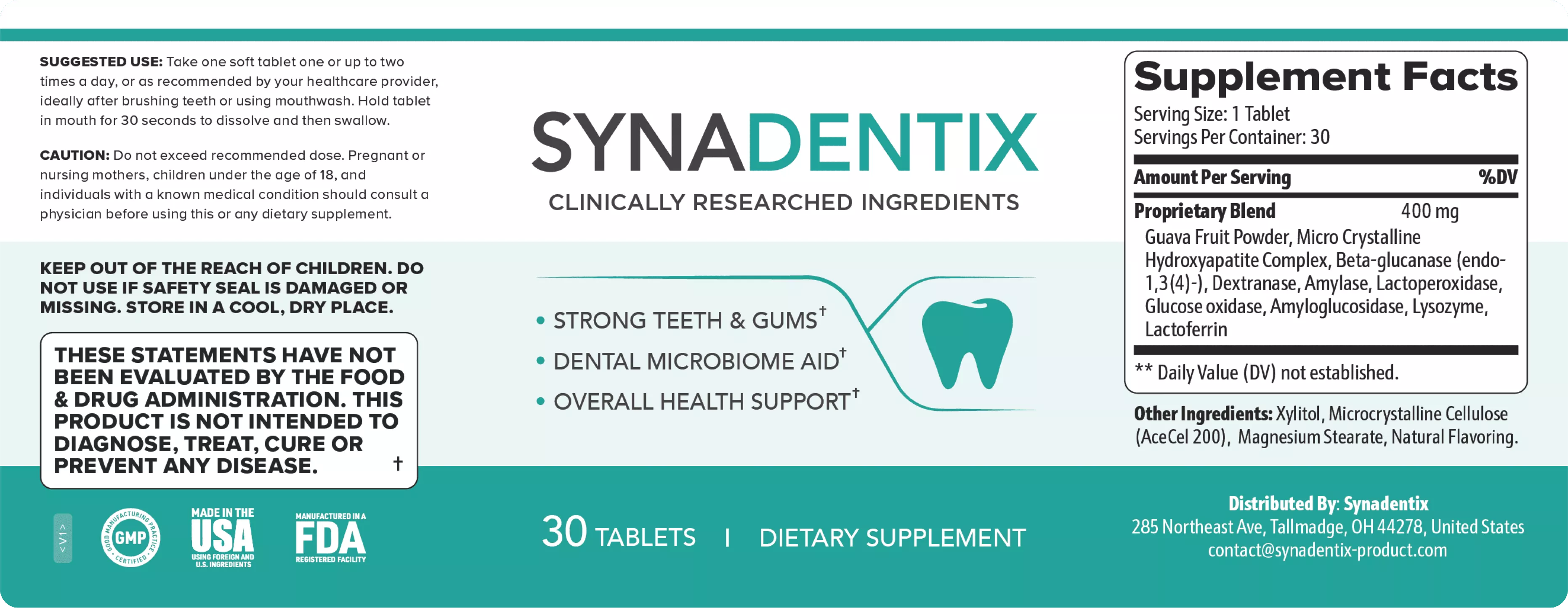 synadentix ingredients